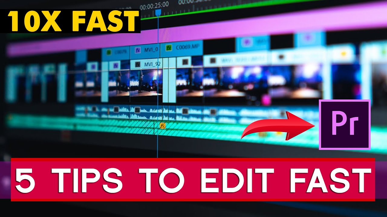 How to EDIT 10X FASTER in Adobe Premiere Pro CC | 5 Simple Ways I - YouTube