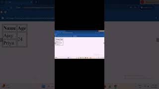 TABLE(rowspan)Part-2#shorts#webdesigningseries#mostimportant#html#olevel#mergerows#exam#m2r5#viral