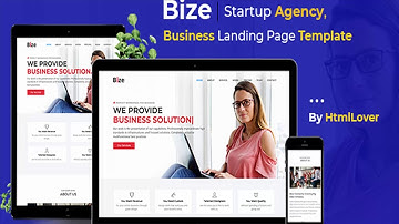 Bize - Startup Agency, Business Landing Page HTML Template | Themeforest Website Templates and
