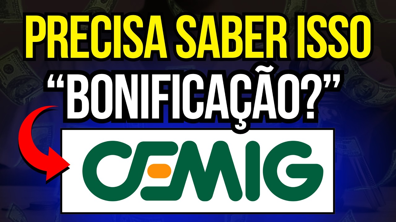 CMIG4: ANUNCIO DE BONIFICAÇÃO EM ABRIL PARA CEMIG? MINHA OPINIÃO!