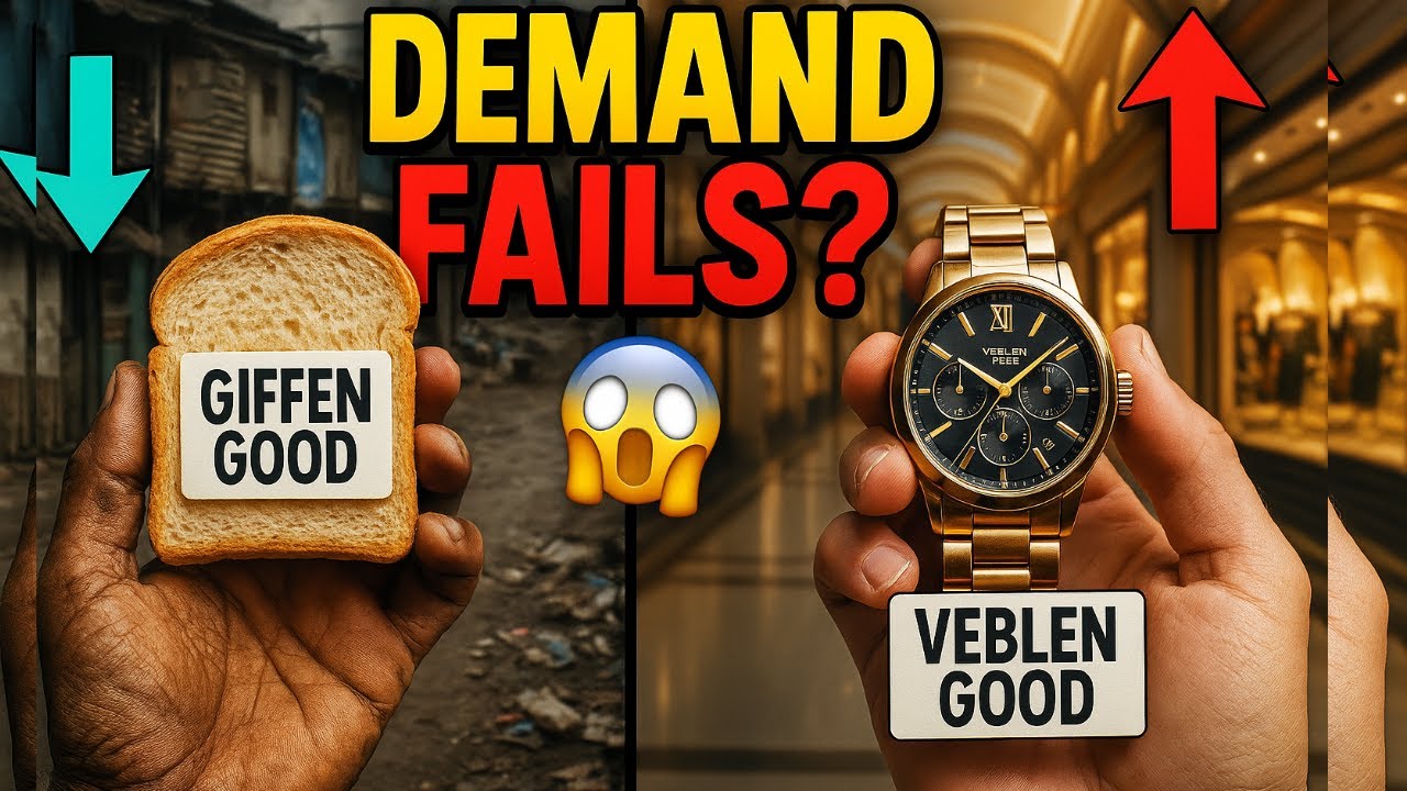 Why the Law of Demand Fails ❗ Giffen Goods, Luxury Traps & Real-Life Shocks