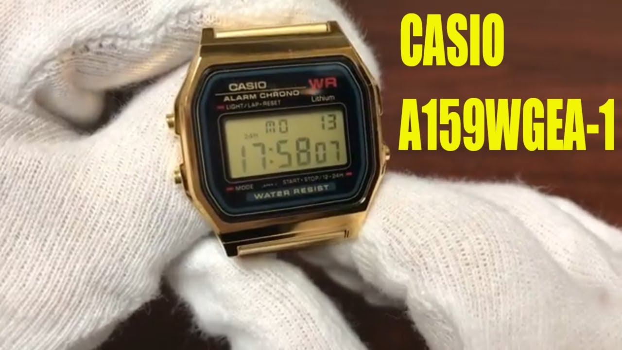 🔥 Casio reloj digital unisex collection A168WG