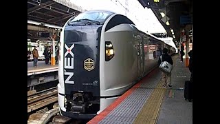 横浜駅　E259系マリンエクスプレス踊り子　発車