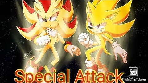 Sonic and Shadow Special attack in Sonic RPG 8