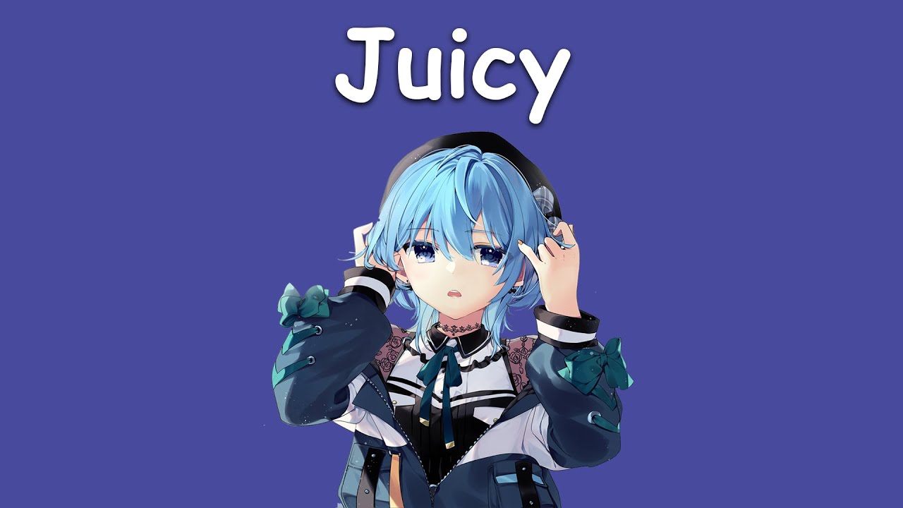 Hoshimachi Suisei〗Snow Man - Juicy (with Lyrics) - YouTube