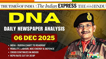 Daily Newspaper Analysis | 06 December 2025 | Current Affairs For Defence Aspirants #ssb #upsc