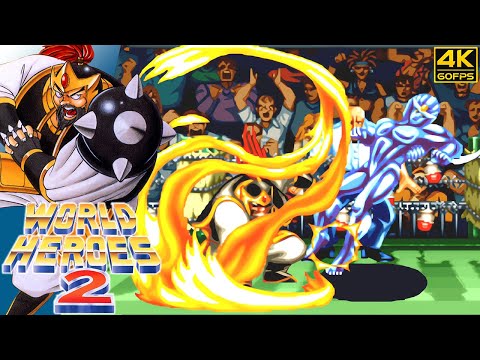 World Heroes 2 - J. Carn (Arcade / 1993) 4K 60FPS