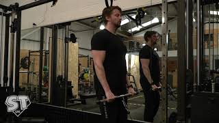 Reverse Cable Curls