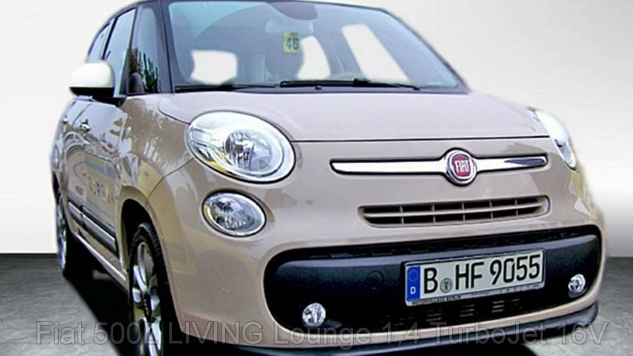 Fiat 500l Living Lounge 1 4 Turbojet 16v Cappuccino Beige Motor Village Berlin Youtube