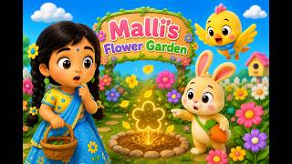 🌸 Malli's Magic Flower Garden | The Missing Golden Flower! 🏵️ | Adavi Dosthulu Ep 3