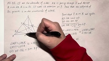 Olympiad Geometry Orthocenter Example 5
