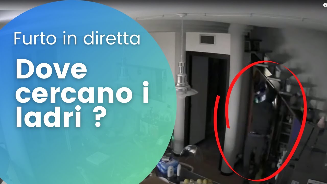 ladri in casa . Furto in diretta