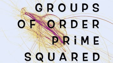 Groups of order prime squared