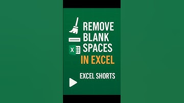 How to Remove Blank Spaces in Excel – 10 Sec Trick! 💡 #Shorts #excelshorts #excel