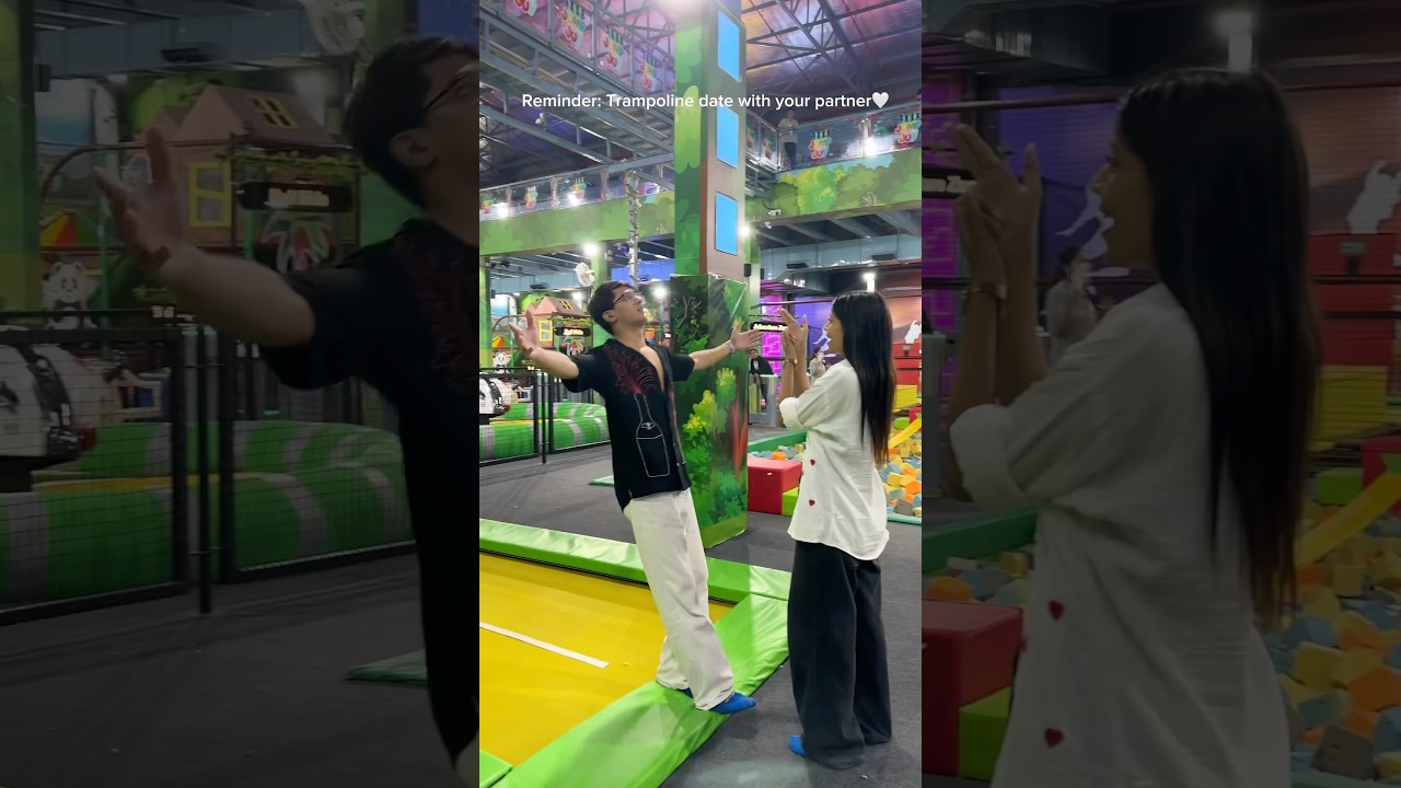 Trampoline date🐣 