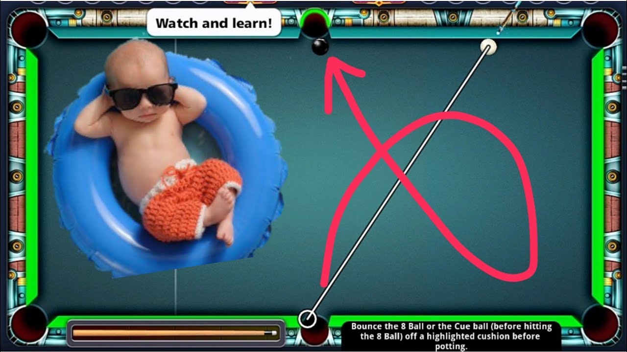 8 Ball Pool // Insane Indirect Trick Shot In Berlin 50M