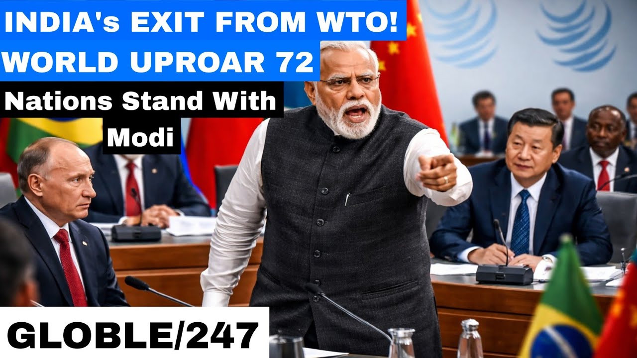 India's exit from WTO! World uproar | 72 Nations Stand With Modi | Ankit Awasthi Sir