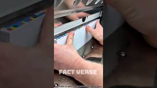 😱 What Happens If You Put Your Hand in a Paper Cutting Machine? |#shorts #facts