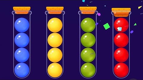 Ball game level 480- 483 | Ball Sort puzzle