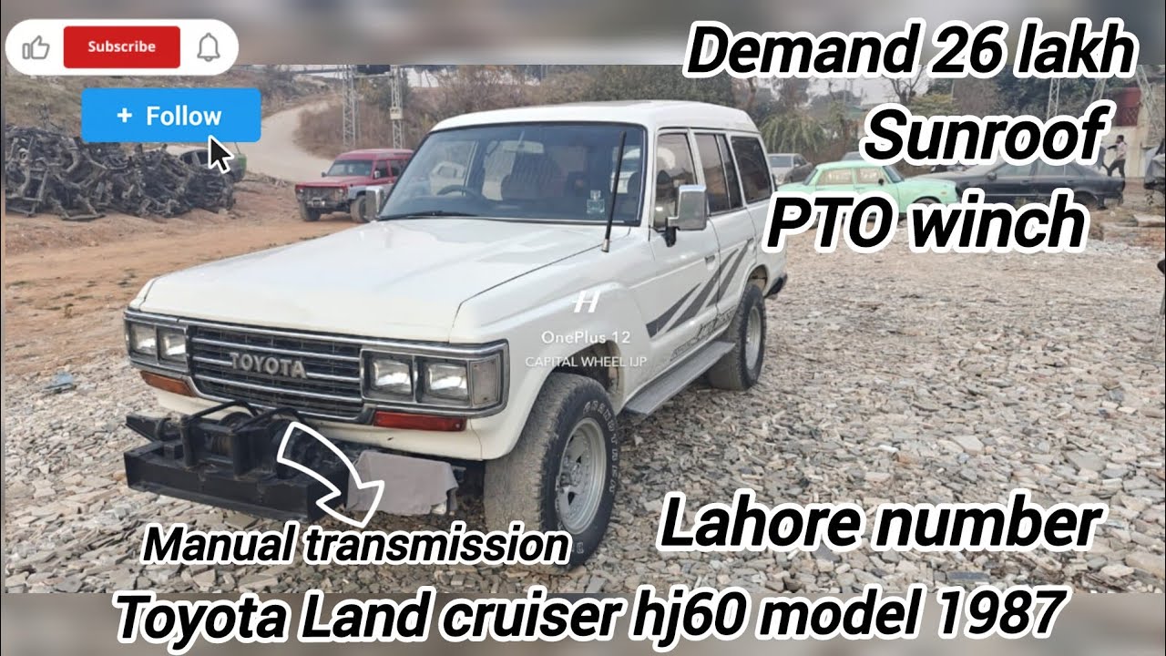 Toyota Land cruiser hj60 model  1987||For sale in Islamabad 