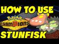 HOW TO USE STUNFISK IN POKEMON CHAMPIONS! Galar Stunfisk Moveset Guide | Best Stunfisk Builds