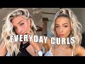 HOW TO CURL HAIR | EVERYDAY CURLS ROUTINE