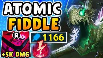 1100+ AP Fiddlesticks Makes The Entire Enemy Team DISAPPEAR (WHAT IS THIS DAMAGE)