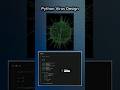 🔥 Python Virus Design Animation Using Turtle #turtle #animation #coding #python