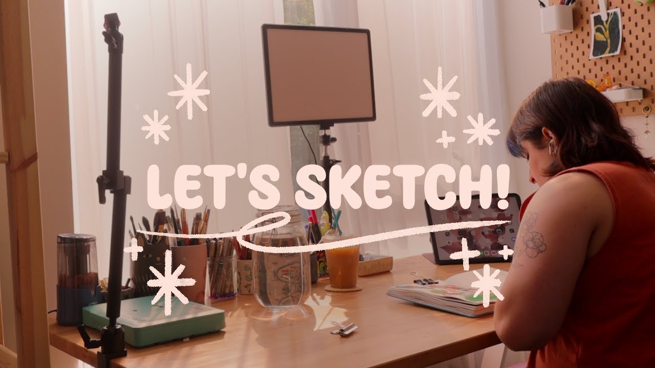 Finally Finishing my Sketchbook + Sketchbook Tour Art Vlog - YouTube