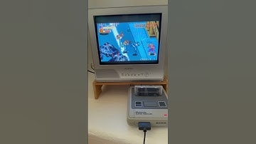 Captain Commando super famicom on CRT TV #retrogaming #videogames #capcom #nintendo #beatemup
