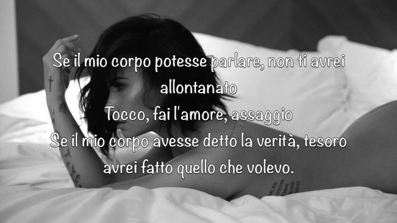 Demi Lovato Body Say Traduzione Youtube
