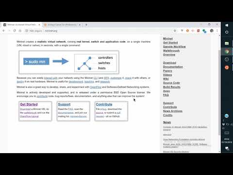 Tutorial mininet wireshark