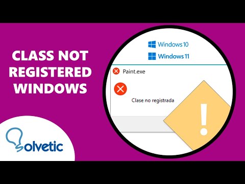 Class Not Registered Windows 11 or Windows 10