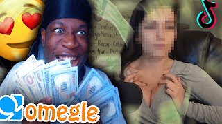 OMEGLE BUT GOLD DIGGER FLASH ME FOR MONEY😈