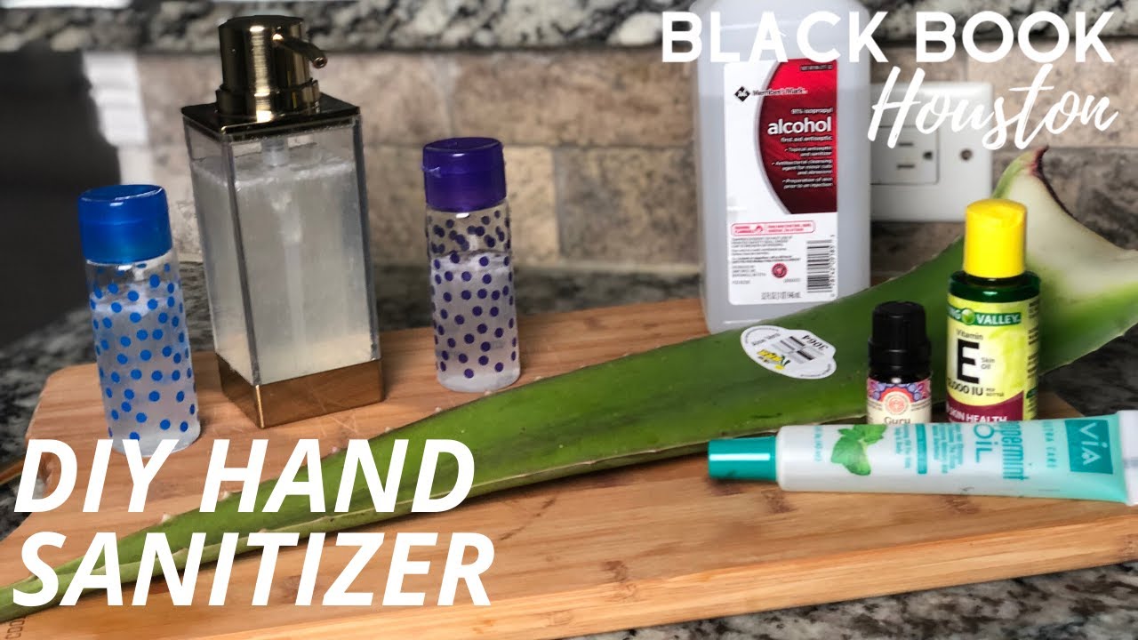 Black Book Academy w/Black Book Houston ft. DIY Hand Sanitizer