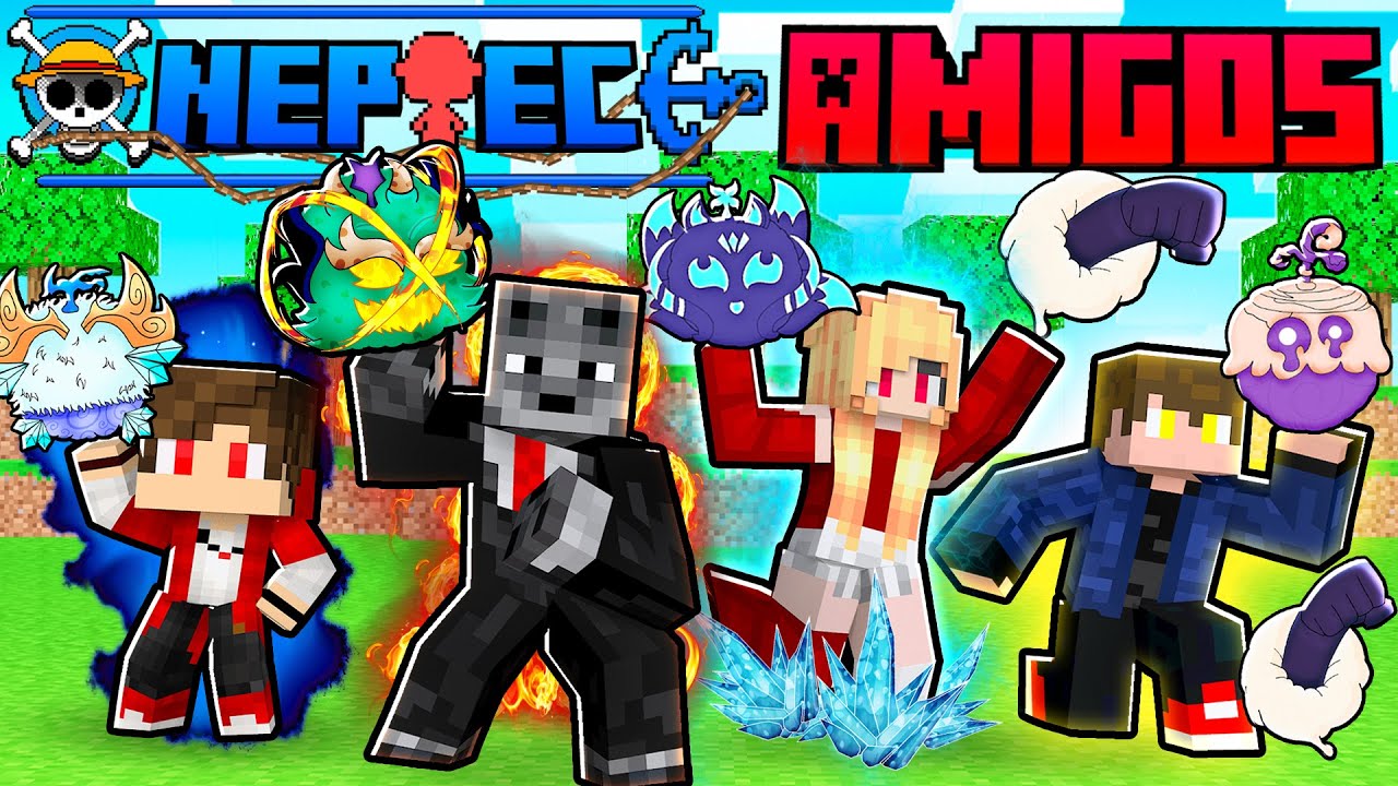 NOVA SÉRIE de ONE PIECE AMIGOS MULTIPLAYER no MINECRAFT