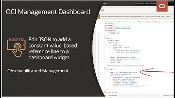 OCI Management Dashboard: How to edit JSON to add a constant value-based reference line to a widget