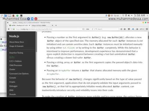 16  Node js API Buffer