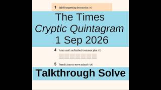 The Times Cryptic Quintagram 2661