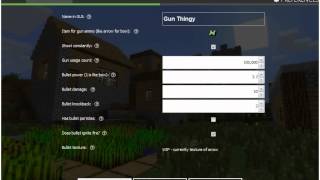 [Mcreator] How to Make Guns(Ranged Weapons) ep 7