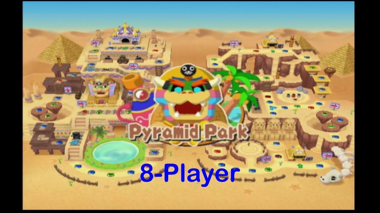 Mario Party 7: 8-Player Pyramid Park (30 Turns)