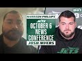 Harrison Phillips and Josh Myers on Jets locker room after 0-5 start