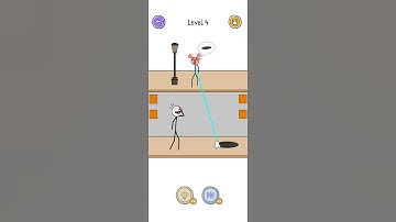 THIEF STICKMAN PUZZLE GAME LEVEL (1TO200) COMPLETE CHALLENGE LEVEL 4👍 #likecommentshare