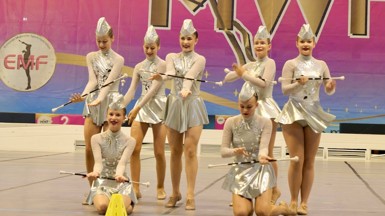 *Dalia Poddębice* baton mini  - XX European Majorette Championship - Monza 2025