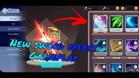 New Cyber Sword Effect Gameplay (BlockmanGo Bedwars)