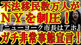 【ニューヨークが大混乱！ガチの非常事態宣言が発令されたぁ！『ＮＹ市民の自宅で不法移民を引き取ります』ｗ】日本でも生活保護外国人をれいわ新選組事務所と武蔵野市長松下玲子の家にバスで大量に送り届けようぜ！