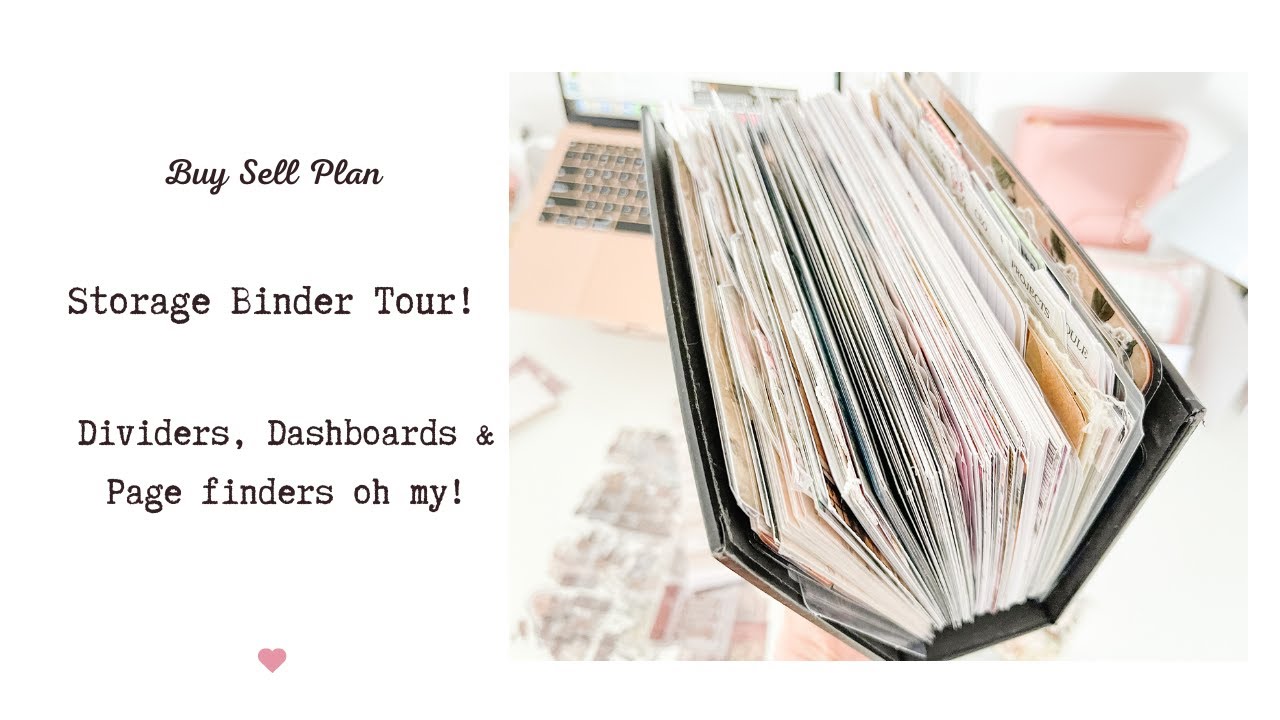 Tour my Storage Binder! Dividers & Dashboards Galore! YouTube