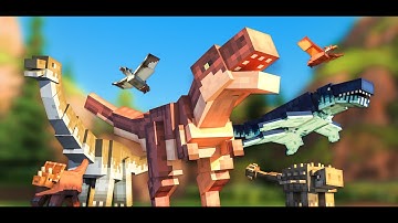 MINECRAFT: Addons Maker for Minecraft PE New Update (New Dinosaur Mobs) Creator: Fares Koura