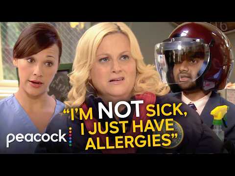 Parks And Recreation | Leslie Knope Refuses To Go To The Hospital After Getting The Flu