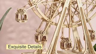 TNG01 Ferris Wheel 3D Mechanical Puzzle and Music Box